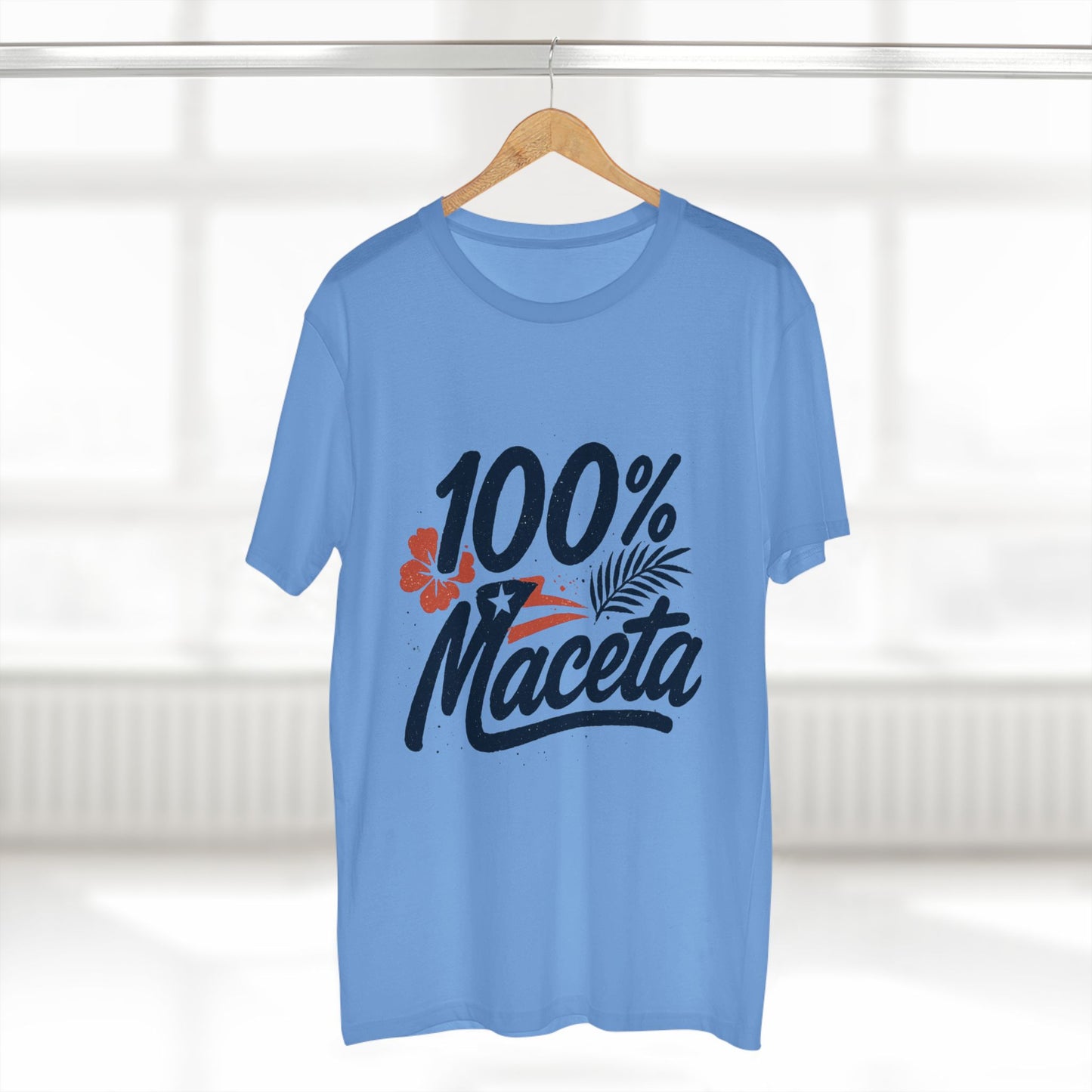 "100% Maceta" Funny Puerto Rican Men's Tee