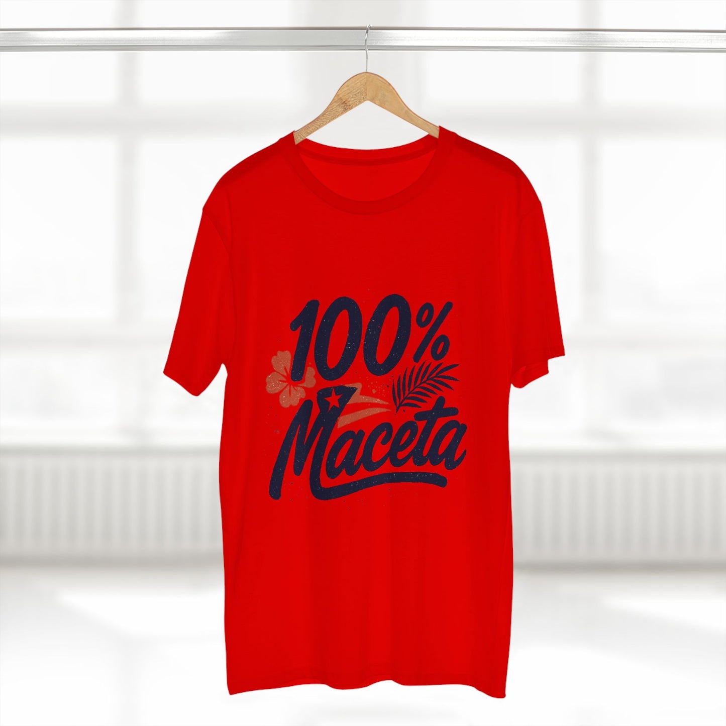 "100% Maceta" Funny Puerto Rican Men's Tee