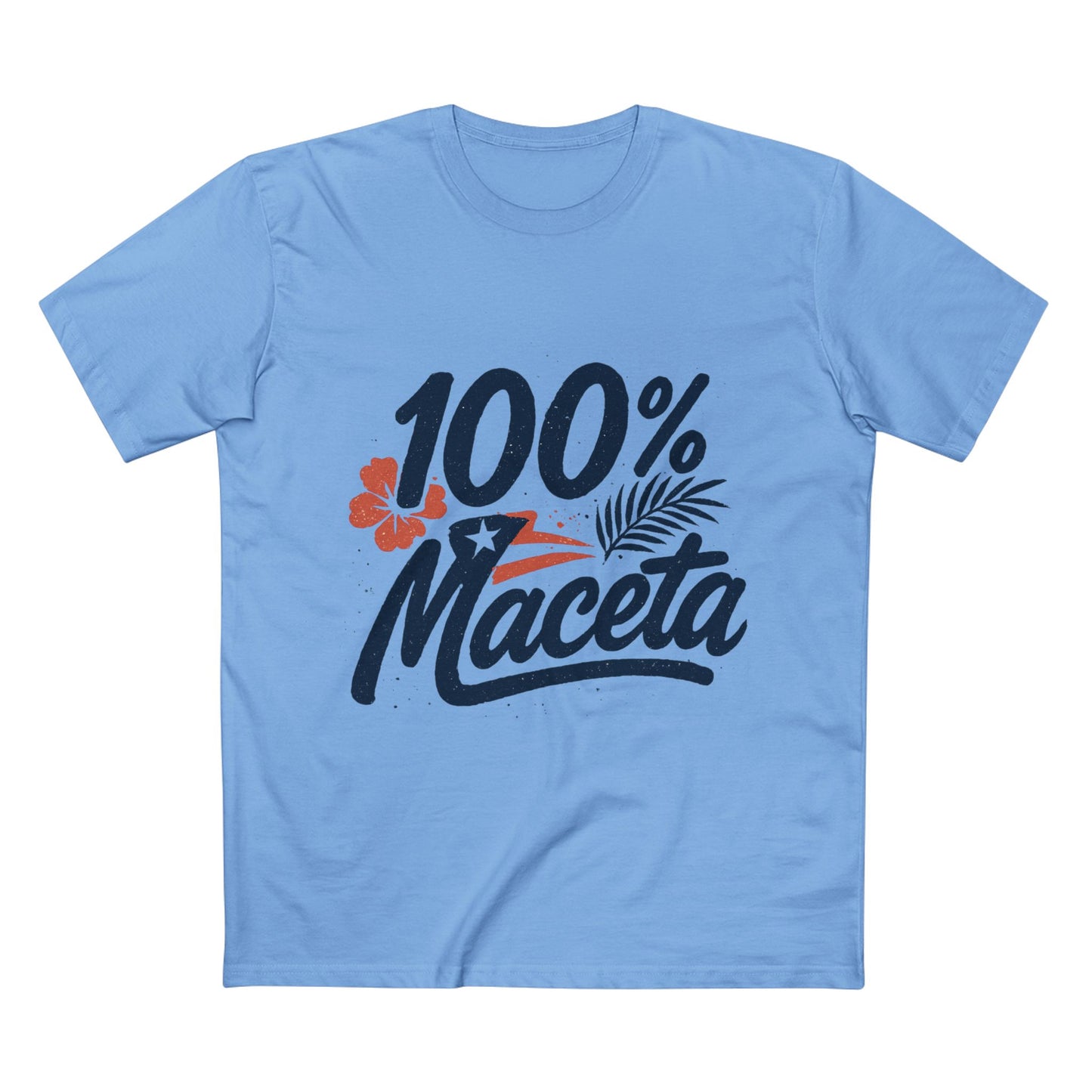 "100% Maceta" Funny Puerto Rican Men's Tee