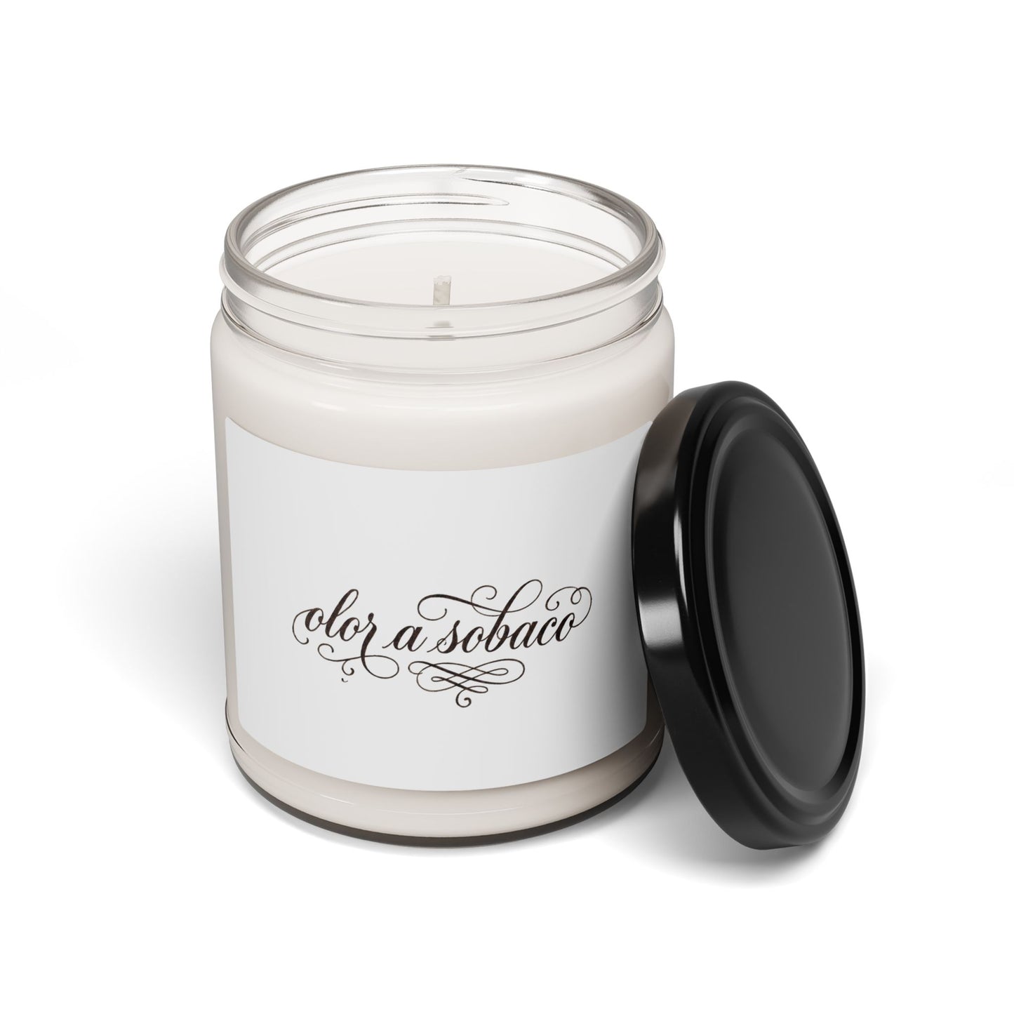 "Olor a Sobaco" Prank Candle | Elegant Scented Scented Soy Candle 9oz — Elegant 'olor a sobaco' Decorative Jar Candle