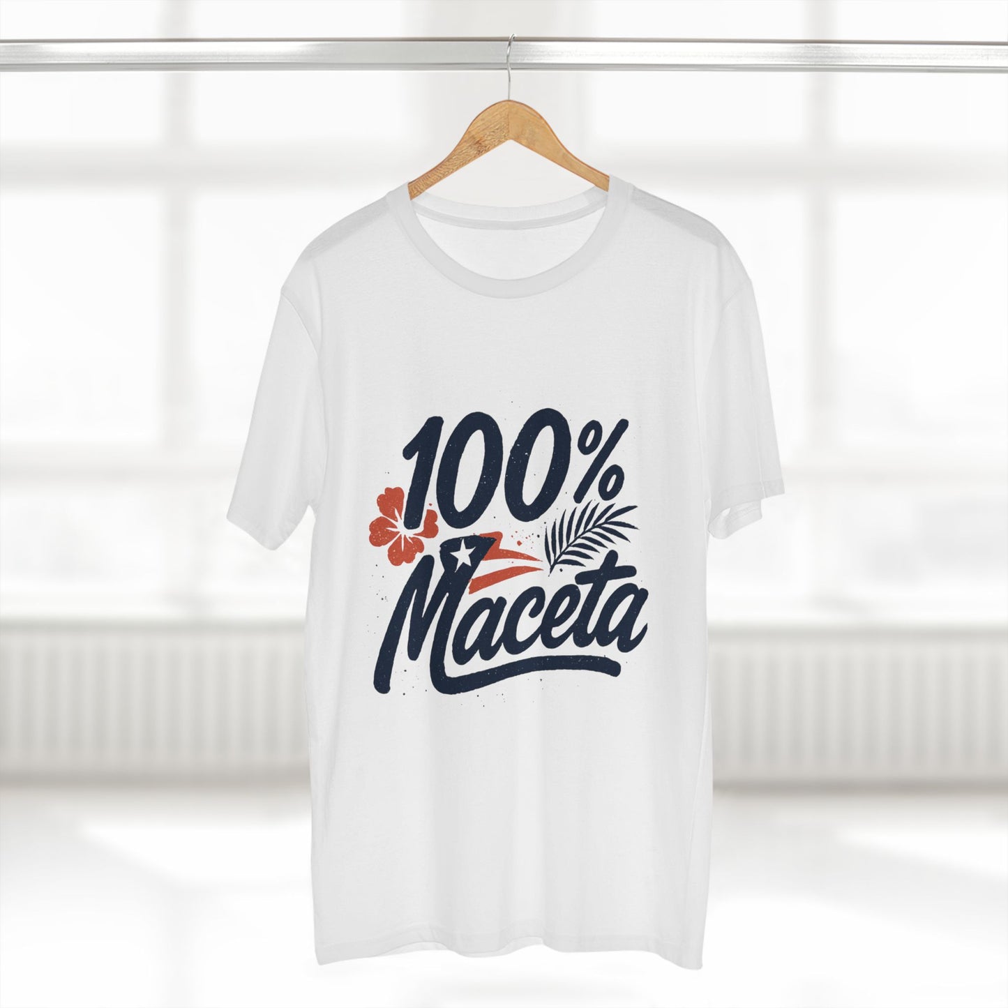 "100% Maceta" Funny Puerto Rican Men's Tee