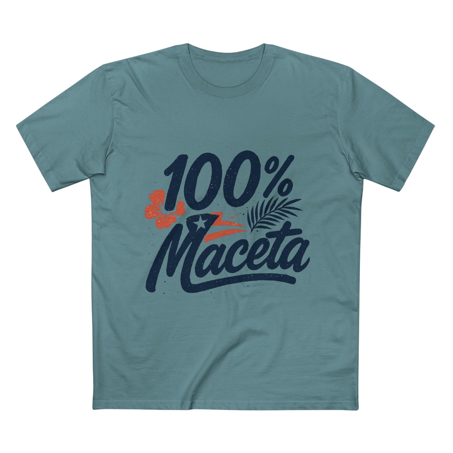 "100% Maceta" Funny Puerto Rican Men's Tee