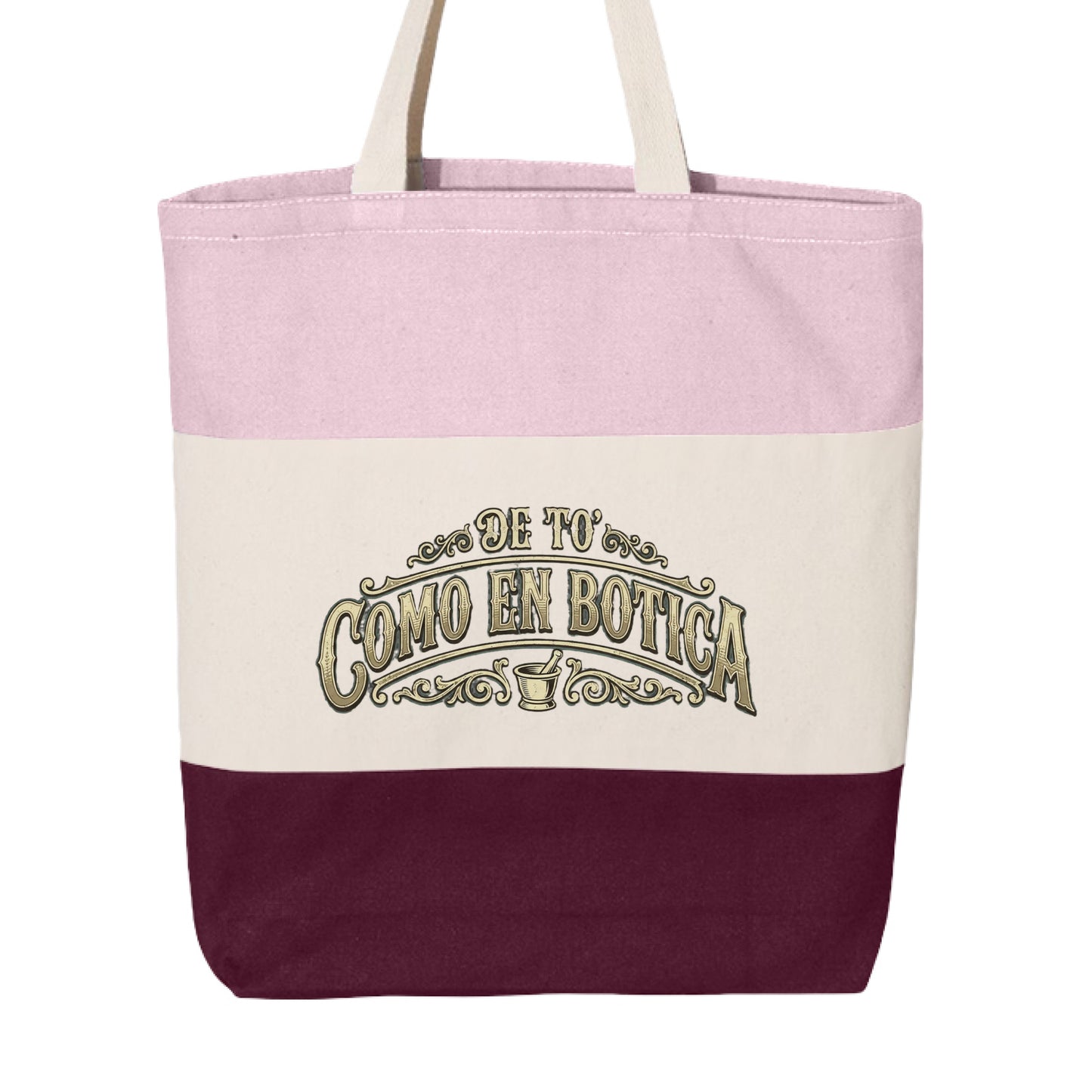 Maroon/ Natural/ Light Pink - FRONT